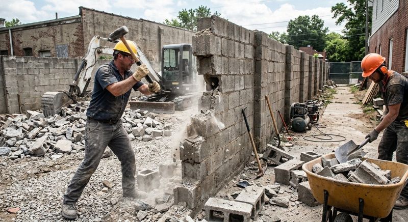 Block Wall Removal in Sacramento, CA