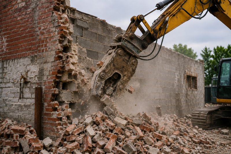 Block Wall Demolition in Sacramento, CA