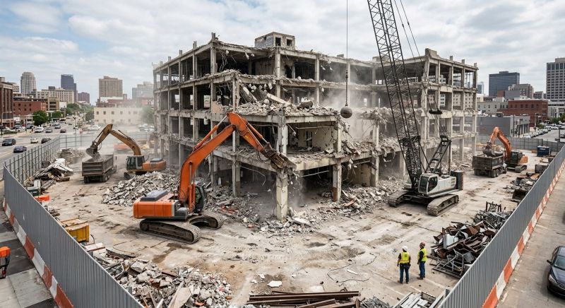 Commercial Building Demolition in Bergen County, NJ