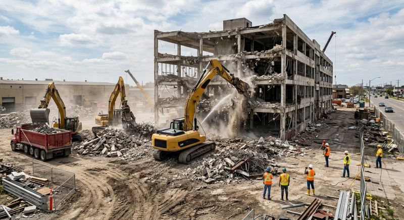 Commercial Demolition Service in Sacramento, CA