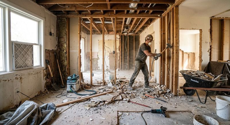 Interior Wall Demolition in Sacramento, CA